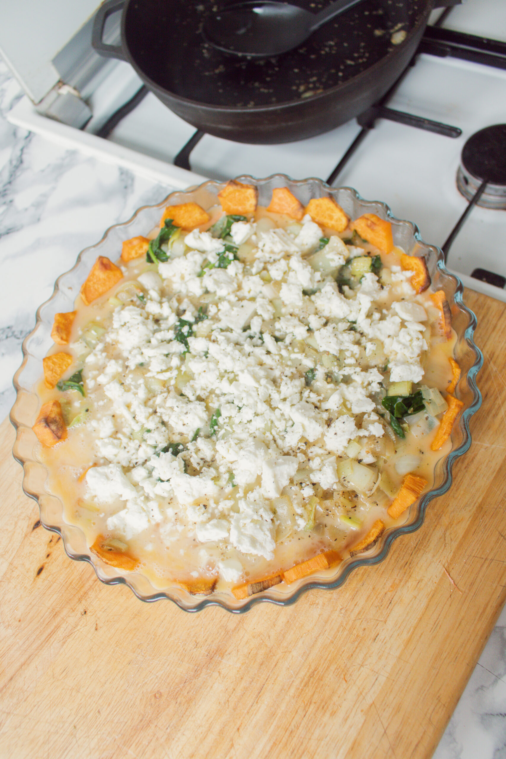 an edited lifestyle recipe sweet potato quiche