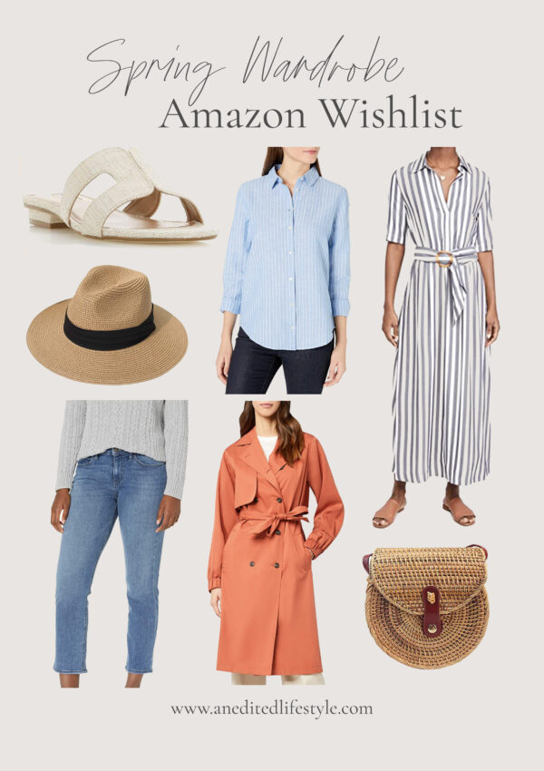 an edited lifestyle spring wardrobe amazon wishlist