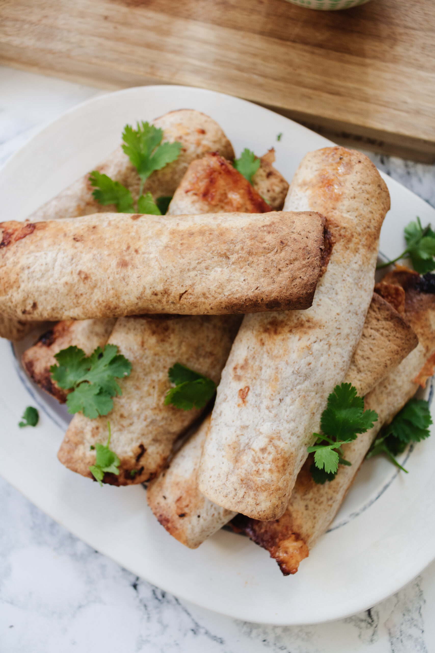 an edited lifestyle recipe crispy chicken taquitos