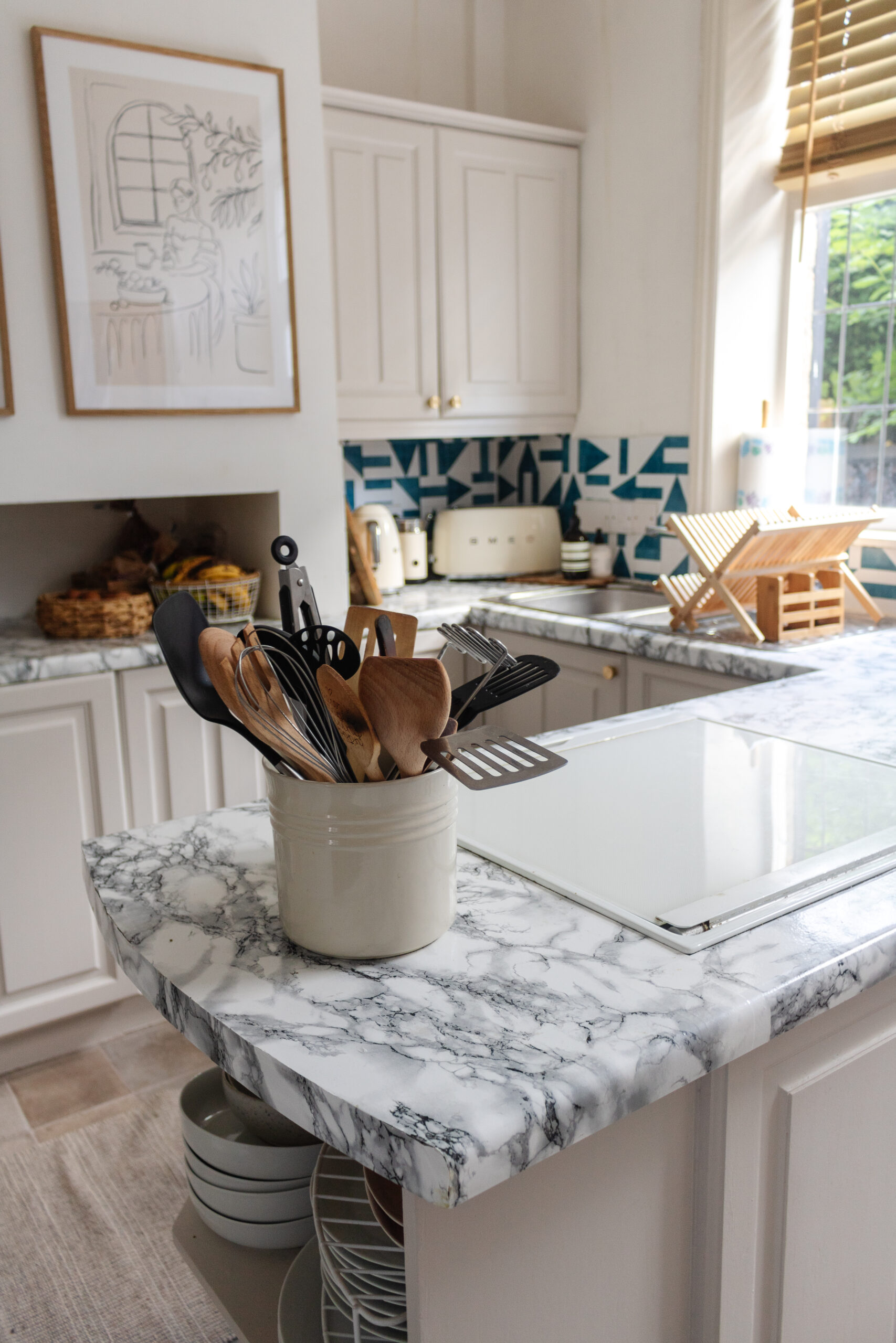 an edited lifestyle interiors rental kitchen makeover