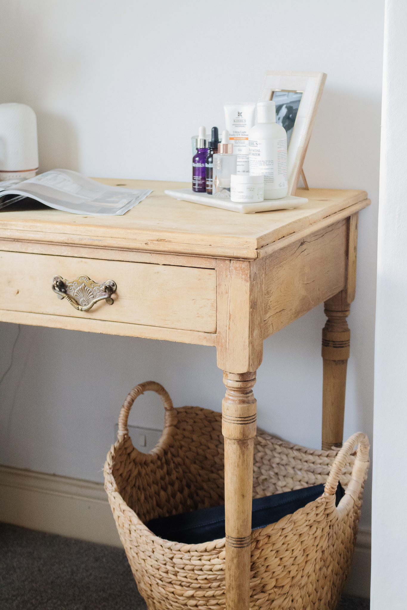 an edited lifestyle interiors diy wooden desk makeover