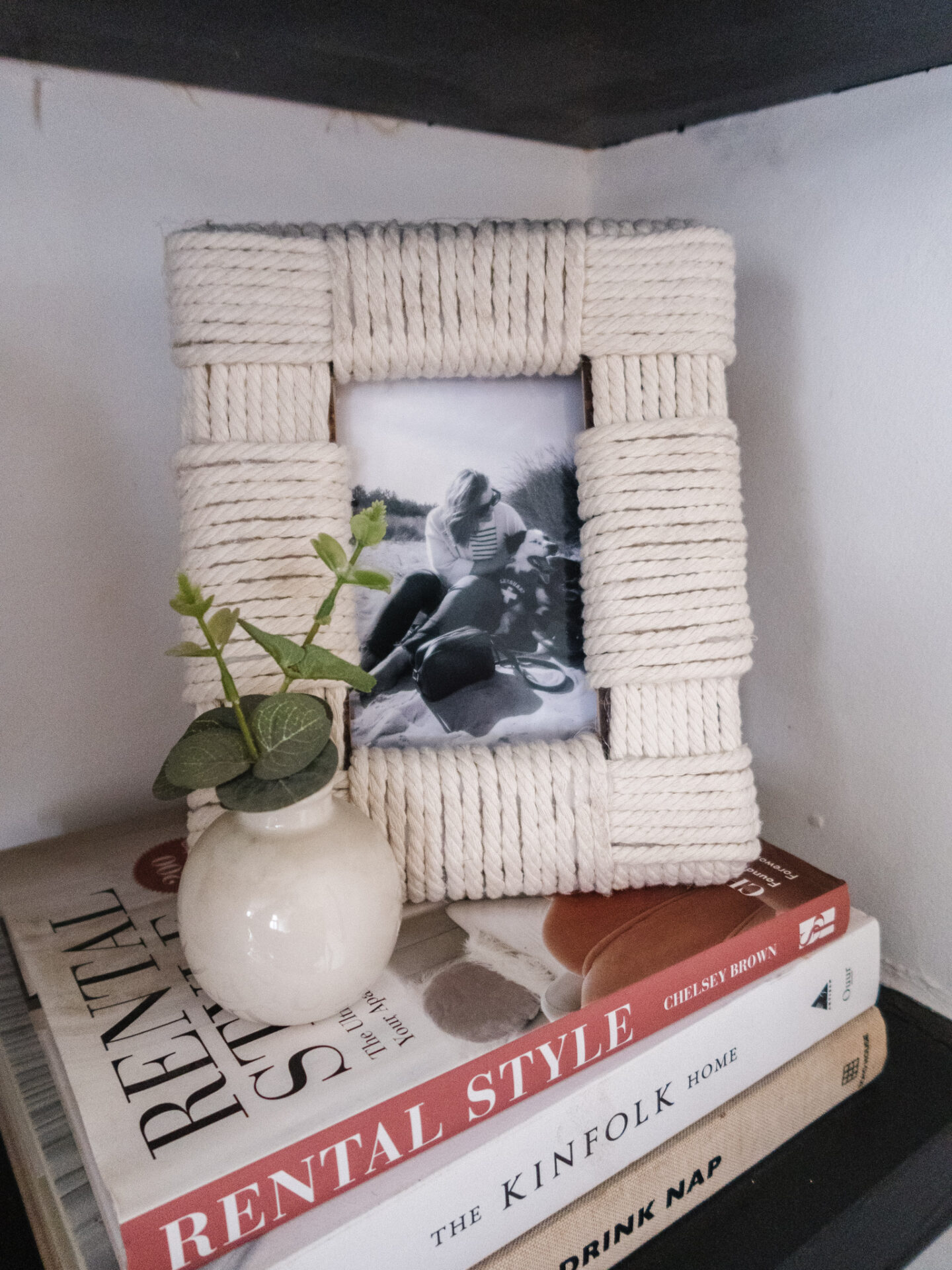 an edited lifestyle interiors diy rope frame