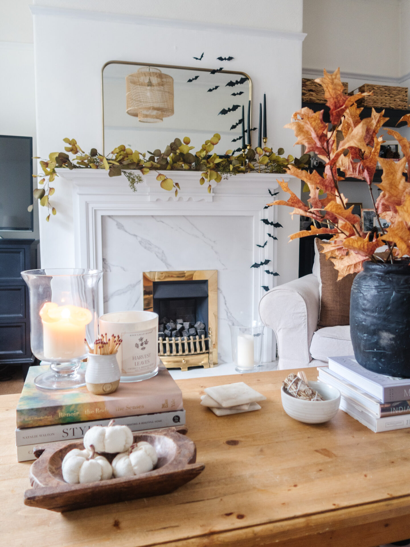 an edited lifestyle holidays autumnal living room